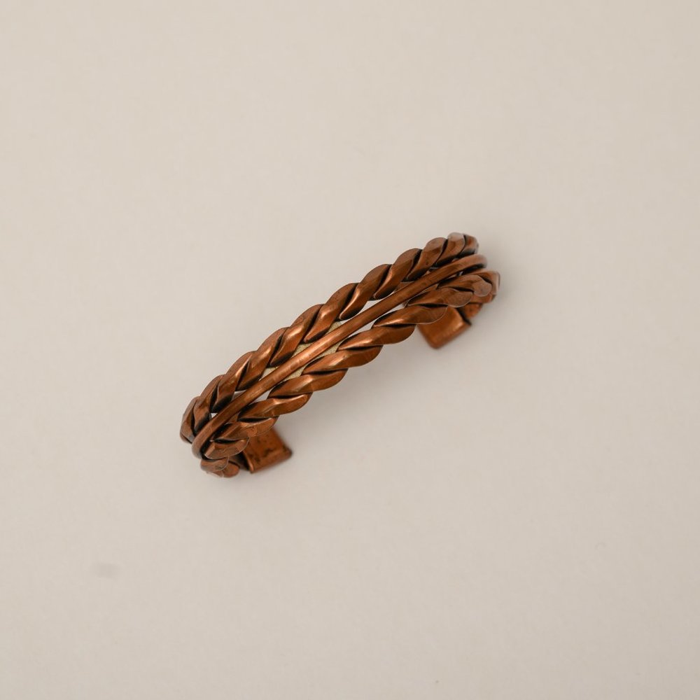 Braided Copper Bracelet
